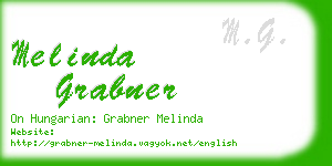 melinda grabner business card